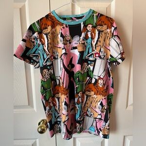 Cakeworthy x The Wizard of Oz All-Over Print (AOP) T-Shirt - Medium - Unisex